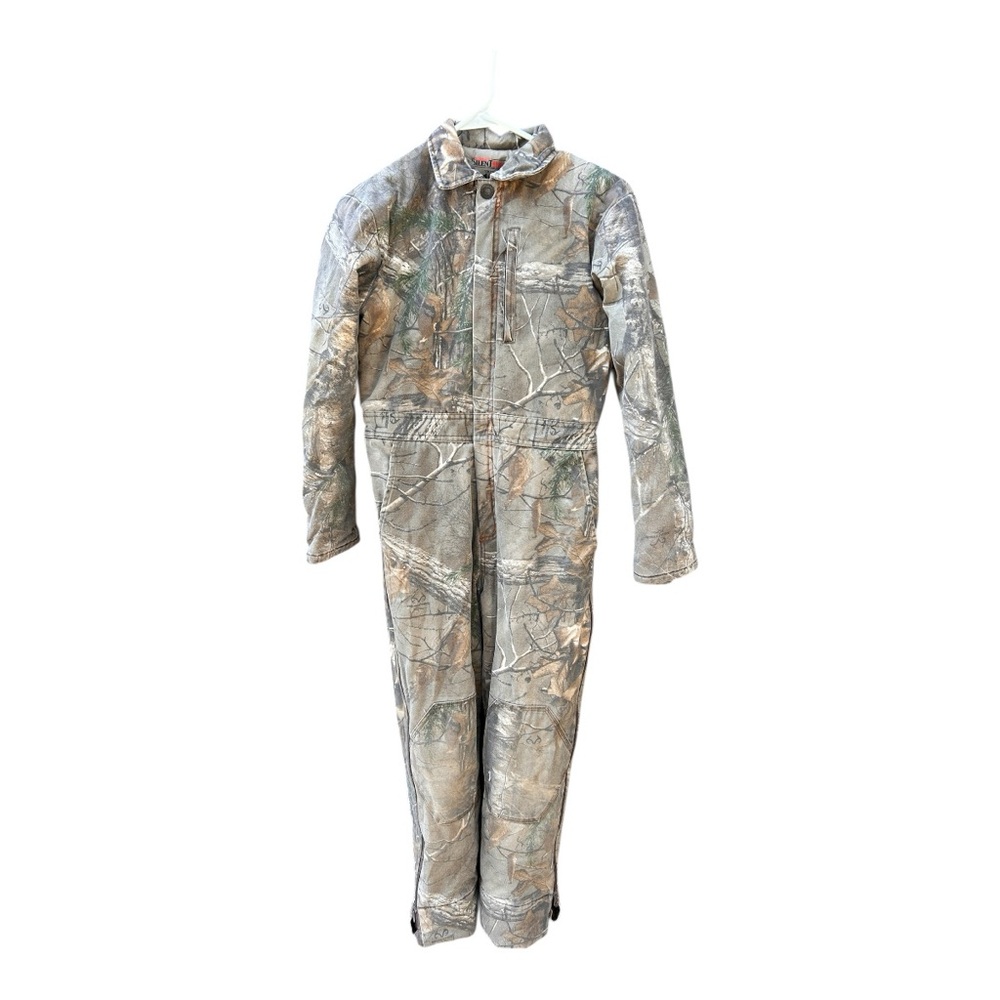 RedHead Silent-Hide Youth Lined Camouflage Coveralls size 10